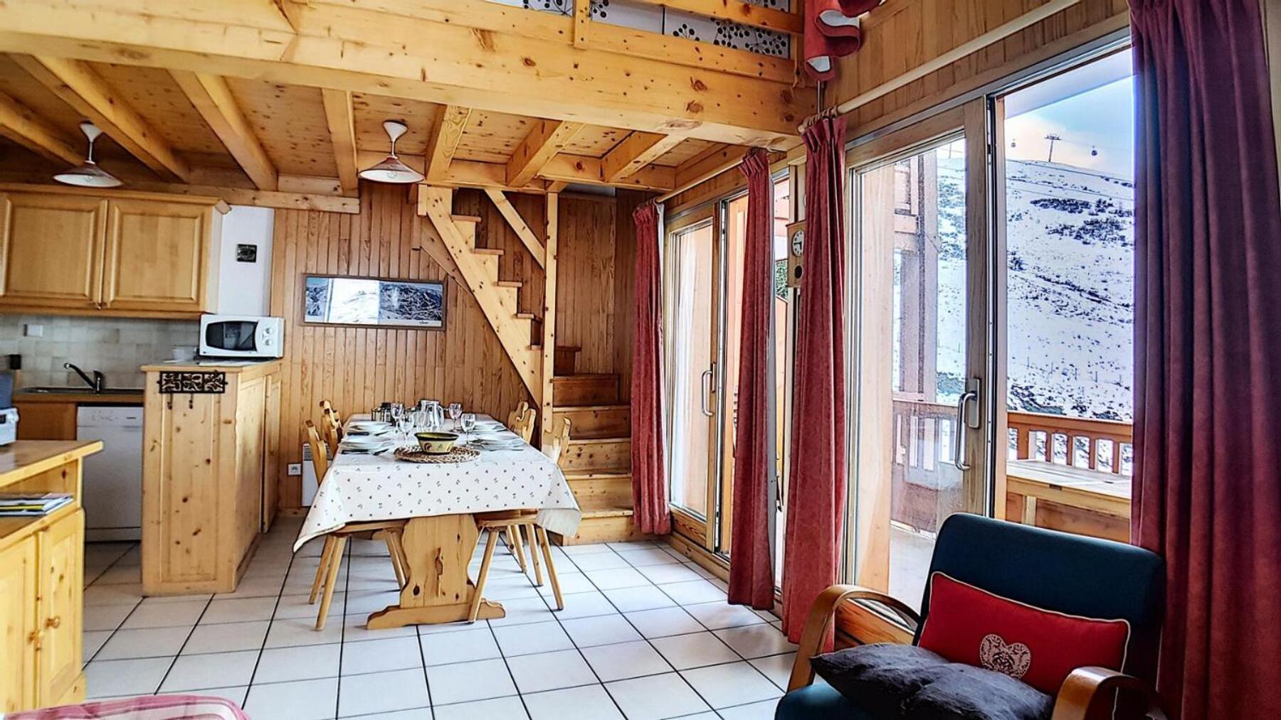 Residence Tetras Lyre - Appartement Duplex - Depart Et Retour Skis Aux Pieds - Balcon Mae-0204 Saint-Martin-de-Belleville Luaran gambar